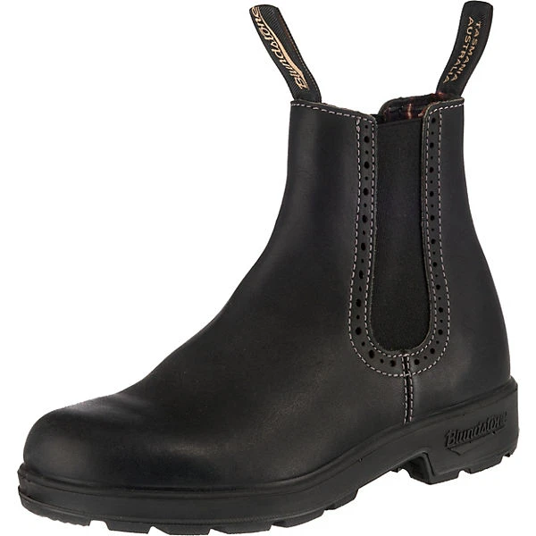 Blundstone 1448 Brogued Voltan Black Leather (women's Series) Chelsea Boots - Schwarz 3 Blundstone 1448 Brogued Voltan Black Leather (women's Series) Chelsea Boots - Schwarz
