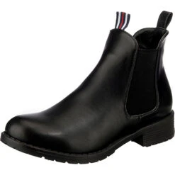 Vegane Classic Chelsea In Leder Optik Mit Farbakzent Chelsea Boots