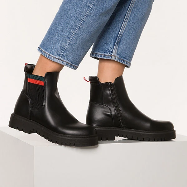 Color Detail Chelsea Boots - Schwarz 4 Color Detail Chelsea Boots - Schwarz – Bild 2