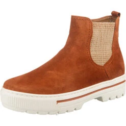 Gabor Chelsea Boots - Rot/braun