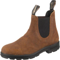 Blundstone 1911 Brown Wax Suede (500 Series) Chelsea Boots - Braun