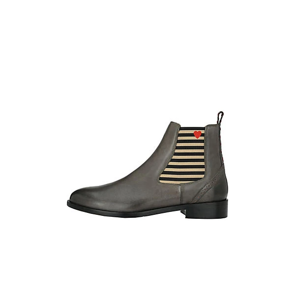 Chelsea Boot SUVI Mit Streifen Und Herzchen Chelsea Boots 4 Chelsea Boot SUVI Mit Streifen Und Herzchen Chelsea Boots – Bild 2