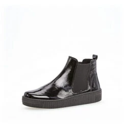 Gabor Chelsea Boots Lackleder Schwarz Chelsea Boots - Schwarz