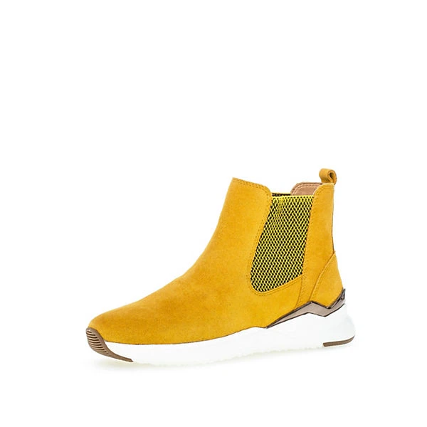 Gabor Chelsea Boots Rauleder Gelb Chelsea Boots - Gelb 3 Gabor Chelsea Boots Rauleder Gelb Chelsea Boots - Gelb