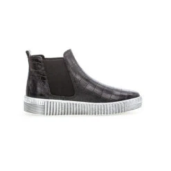Gabor Chelsea Boots Leder Reptiloptik Schwarz Chelsea Boots - Schwarz -OTTO Verkäufe 16273699 03