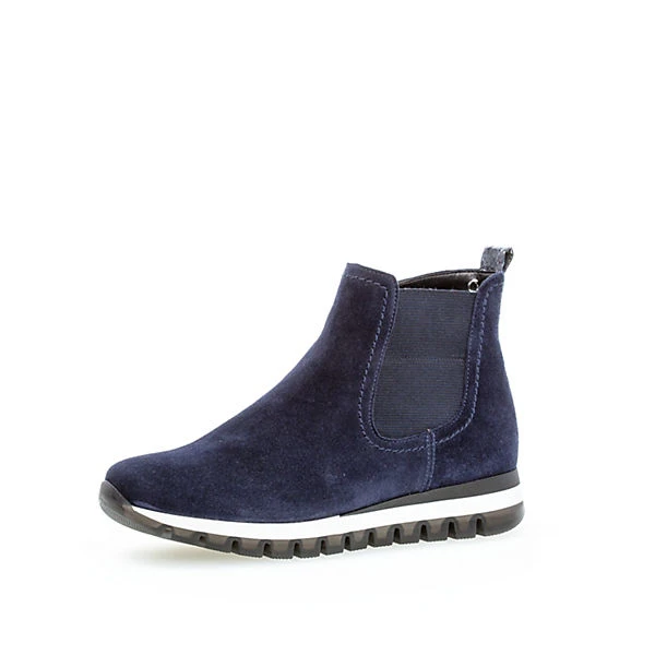 Gabor Comfort Chelsea Boots Rauleder Blau Chelsea Boots - Blau 3 Gabor Comfort Chelsea Boots Rauleder Blau Chelsea Boots - Blau