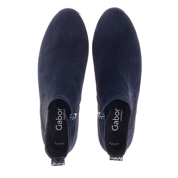 Gabor Comfort Chelsea Boots Rauleder Blau Chelsea Boots - Blau 4 Gabor Comfort Chelsea Boots Rauleder Blau Chelsea Boots - Blau – Bild 2