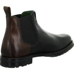 Chelsea Boots Leder-/Textilkombination Uni Chelsea Boots - Schwarz -OTTO Verkäufe 16470531 03