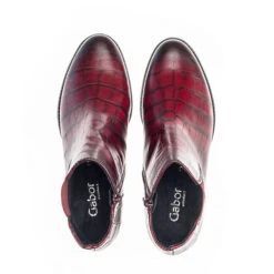Gabor Comfort Chelsea Boots Leder Reptiloptik Rot Chelsea Boots - Rot -OTTO Verkäufe 16532389 02