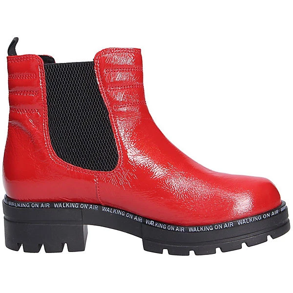 Caprice Damen Fashion Stiefelette Chelsea Boots - Rot 7 Caprice Damen Fashion Stiefelette Chelsea Boots - Rot – Bild 5