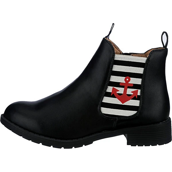 Maritimer Nappa Look Chelsea, Easy Entry Chelsea Boots - Schwarz 5 Maritimer Nappa Look Chelsea, Easy Entry Chelsea Boots - Schwarz – Bild 3