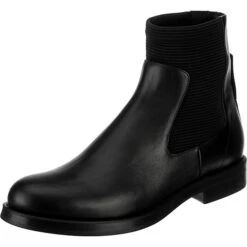 Hugo Model Duffy Flat Bootiemix Chelsea Boots - Schwarz