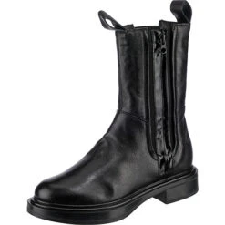 J&F Chelsea Boots Mit Zipdetail - Schwarz