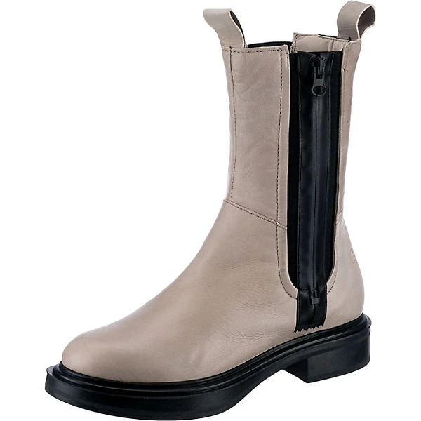 J&F Chelsea Boots Mit Zipdetail - Hellgrau 3 J&F Chelsea Boots Mit Zipdetail - Hellgrau