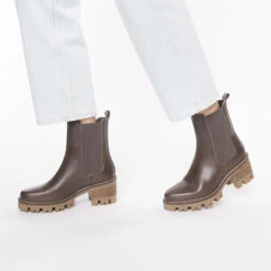 J&F Chelsea Boots Mit Absatz - Taupe 10 J&F Chelsea Boots Mit Absatz - Taupe -OTTO Verkäufe 19909112 02