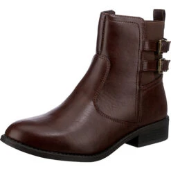 Buckle Chelsea Boots - Braun
