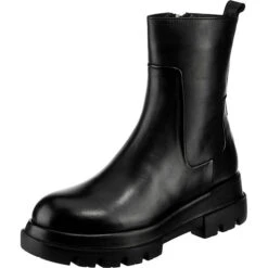 Shs0911 Ankle Boot Soft Nappa Leather Chelsea Boots - Schwarz