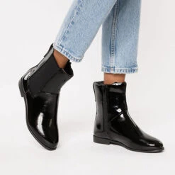 Fashion Lack Chelsea Boots - Schwarz -OTTO Verkäufe 20030868 02