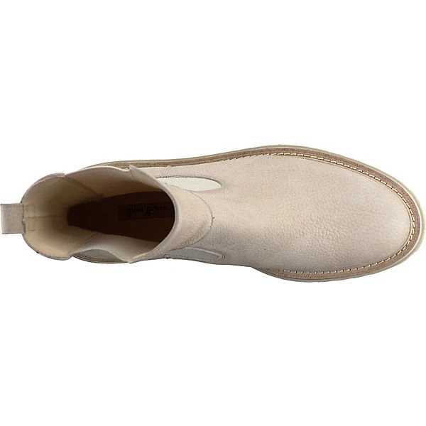 Paul Green Grained Nubuk Almond Chelsea Boots 7 Paul Green Grained Nubuk Almond Chelsea Boots – Bild 5