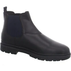 Geox Andalo Chelsea Boots Glattleder Uni Chelsea Boots - Schwarz/blau -OTTO Verkäufe 21864514 04