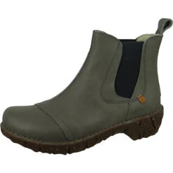 El Naturalista Damen Elegante Stiefelette YGGDRASIL Chelsea N158 Grau Grey Leder Ankle Boots - Grau -OTTO Verkäufe 22175311 02