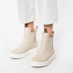 J&F Plateau Chelsea Boots - Beige -OTTO Verkäufe 22231011 02