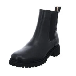 Ara Denver-St Chelsea Boots Veloursleder Uni Chelsea Boots - Schwarz
