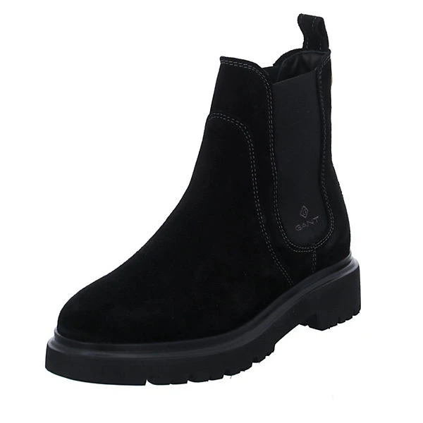 Gant Mallnca Chelsea Boots Veloursleder Uni Chelsea Boots - Schwarz 3 Gant Mallnca Chelsea Boots Veloursleder Uni Chelsea Boots - Schwarz