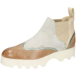 Sally 19 Chelsea Boots - Beige-kombi