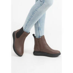 Chelsea Stiefeletten Damen - Damen Boots Leder - Damen Schuhe Winterstiefel - Damen Stiefeletten Aus Weichem Leder Stiefeletten Damen Leder -OTTO Verkäufe 23058010 05