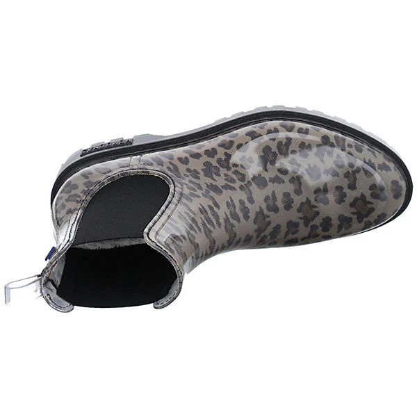 Verbenas Gaudi Gummistiefel Elastikeinsatz Synthetik Uni Chelsea Boots - Beige/schwarz 8 Verbenas Gaudi Gummistiefel Elastikeinsatz Synthetik Uni Chelsea Boots - Beige/schwarz – Bild 6