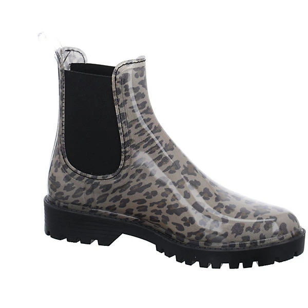 Verbenas Gaudi Gummistiefel Elastikeinsatz Synthetik Uni Chelsea Boots - Beige/schwarz 9 Verbenas Gaudi Gummistiefel Elastikeinsatz Synthetik Uni Chelsea Boots - Beige/schwarz – Bild 7