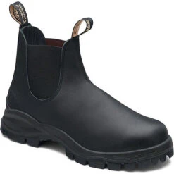 Blundstone 2240 Black Leather (lug Boots) Chelsea Boots - Schwarz