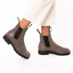 Blundstone 2216 Dusty Grey Leather (women's Hi-top) Chelsea Boots - Grau 10 Blundstone 2216 Dusty Grey Leather (women's Hi-top) Chelsea Boots - Grau -OTTO Verkäufe 24648922 02