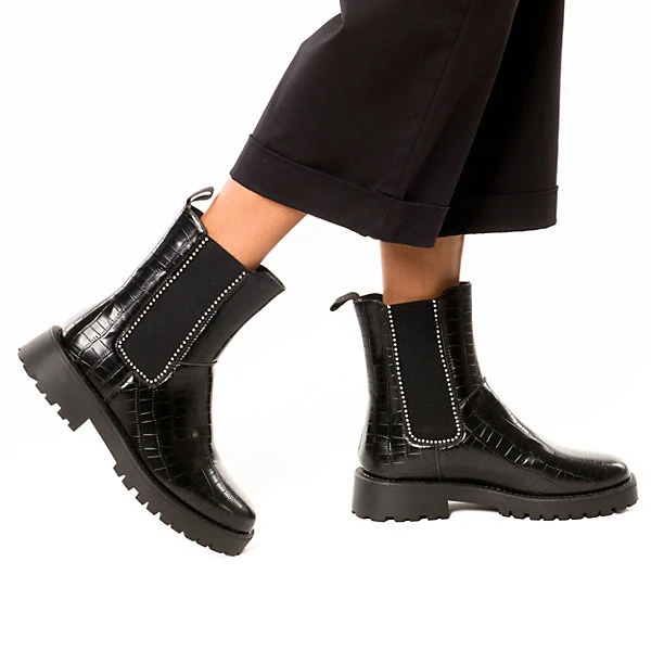 Fashion Comfort Stiefeletten Chelsea Boots 4 Fashion Comfort Stiefeletten Chelsea Boots – Bild 2