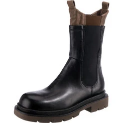 J&F Chelsea Boots - Schwarz/braun