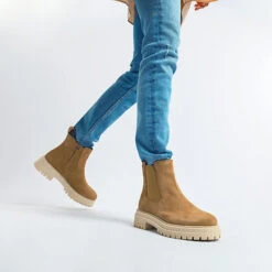 Geox D Iridea B Abx A Chelsea Boots - Sand -OTTO Verkäufe 25722090 02