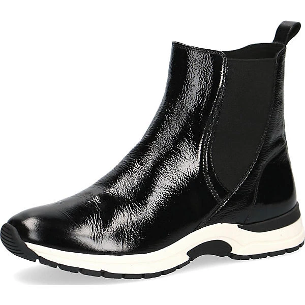 Caprice Black Naplak Chelsea Boots - Schwarz 3 Caprice Black Naplak Chelsea Boots - Schwarz