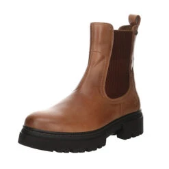 Salamander Belina Chelsea Boots Leder-/Textilkombination Uni Chelsea Boots - Braun