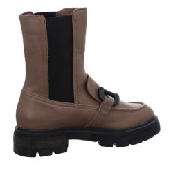 MJUS Damen Stiefeletten Schuhe Chelsea Boots Elegant Freizeit Schmuckelemente Glattleder Uni Plateau-Stiefeletten - Braun -OTTO Verkäufe 26742912 05