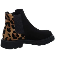 Chelsea Boots Leder-/Textilkombination Uni Chelsea Boots - Schwarz -OTTO Verkäufe 27136485 05