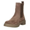 Unisa Damen Stiefeletten Schuhe Chelsea Boots Elegant Freizeit Veloursleder Uni Schnürstiefeletten - Taupe -OTTO Verkäufe 27185153 01