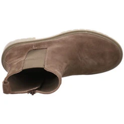 Unisa Damen Stiefeletten Schuhe Chelsea Boots Elegant Freizeit Veloursleder Uni Schnürstiefeletten - Taupe -OTTO Verkäufe 27185153 08