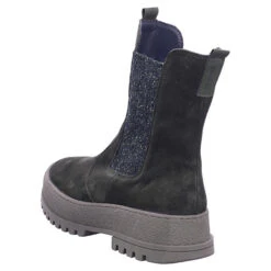 Damen Stiefel Schuhe Tara Chelsea Boots Elegant Klassisch Veloursleder Uni Chelsea Boots - Grün -OTTO Verkäufe 27681942 03