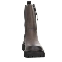 Bagatt Damen Stiefeletten Schuhe Carley Chelsea Boots Elegant Freizeit Zierreißverschluss Synthetik Uni Schnürstiefeletten - Grau/schwarz -OTTO Verkäufe 27732959 03