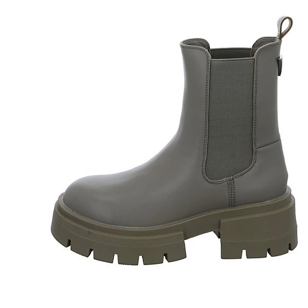 Guess Charlotte Chelsea-Boots Leder-/Textilkombination Uni Chelsea Boots - Grün 4 Guess Charlotte Chelsea-Boots Leder-/Textilkombination Uni Chelsea Boots - Grün – Bild 2