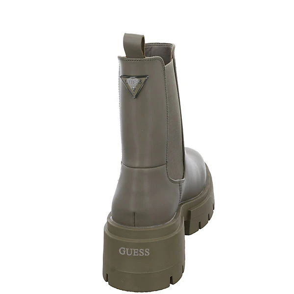 Guess Charlotte Chelsea-Boots Leder-/Textilkombination Uni Chelsea Boots - Grün 6 Guess Charlotte Chelsea-Boots Leder-/Textilkombination Uni Chelsea Boots - Grün – Bild 4