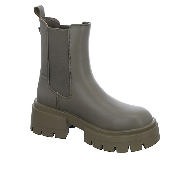 Guess Charlotte Chelsea-Boots Leder-/Textilkombination Uni Chelsea Boots - Grün 8 Guess Charlotte Chelsea-Boots Leder-/Textilkombination Uni Chelsea Boots - Grün – Bild 6