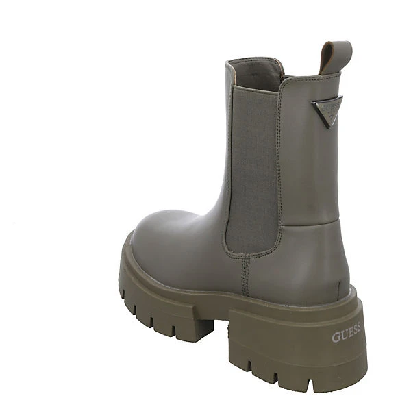 Guess Charlotte Chelsea-Boots Leder-/Textilkombination Uni Chelsea Boots - Grün 9 Guess Charlotte Chelsea-Boots Leder-/Textilkombination Uni Chelsea Boots - Grün – Bild 7