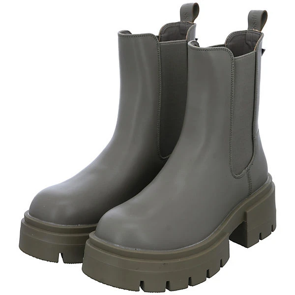 Guess Charlotte Chelsea-Boots Leder-/Textilkombination Uni Chelsea Boots - Grün 12 Guess Charlotte Chelsea-Boots Leder-/Textilkombination Uni Chelsea Boots - Grün – Bild 10